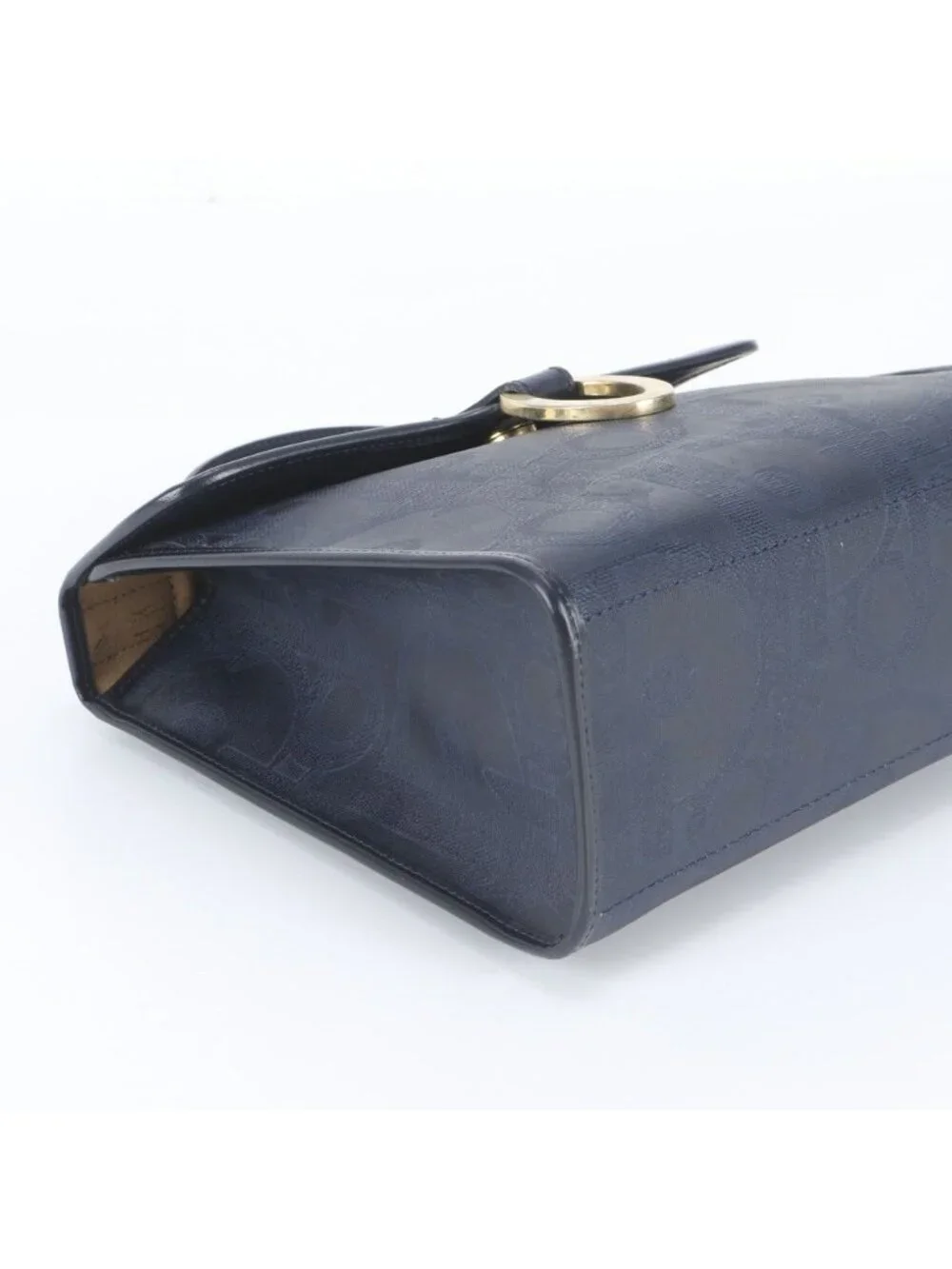 Dior Vintage Trotter Leather 2-Way Shoulder Bag Crossbody